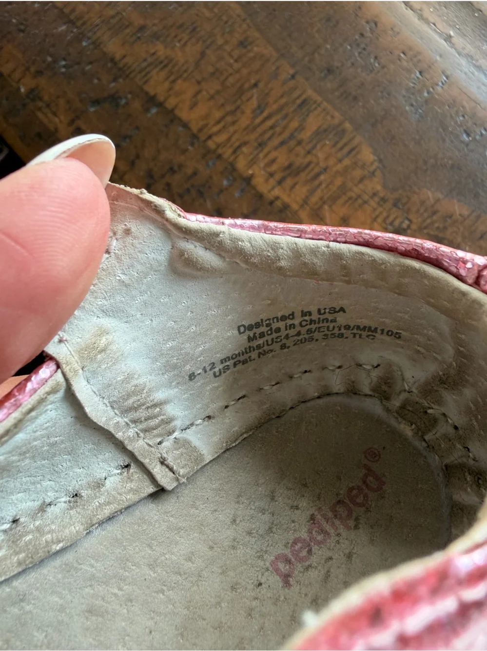 pediped Sparkle Mary Jane Shoes - Pink